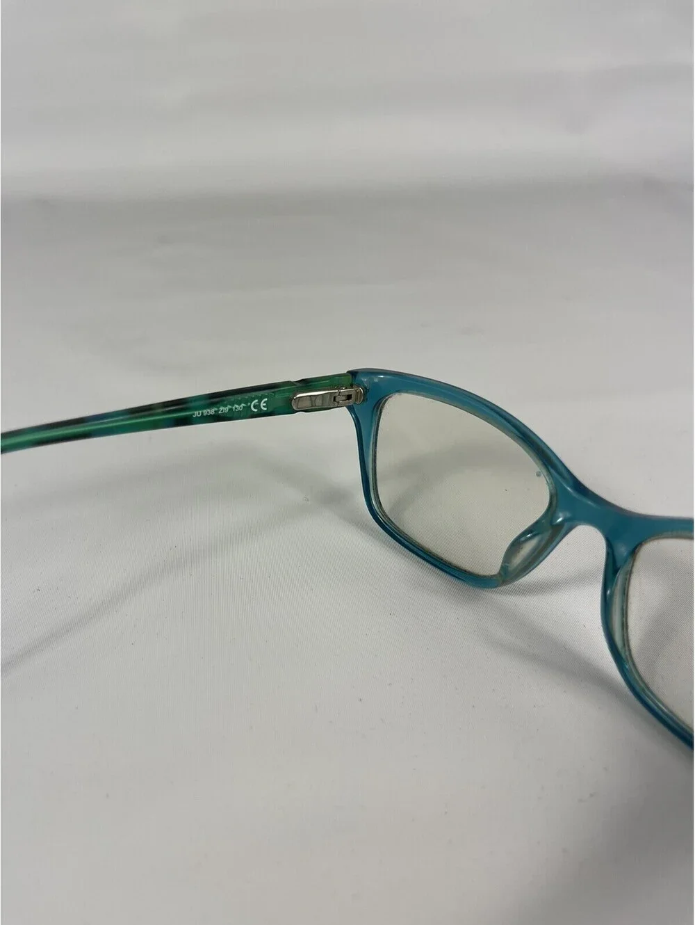 Juicy Couture Petite Eyeglasses Frames Only JU 938 ZI9 Clear Blue 47-16-130